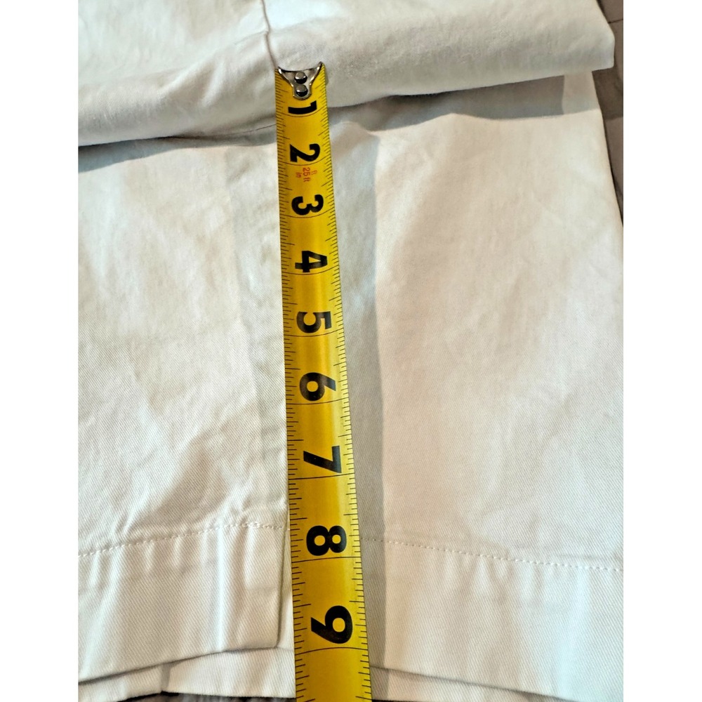 Polo Ralph Lauren Men's 42x9 Classic Cotton Chino Shorts White Preppy Summer - Picture 9 of 9